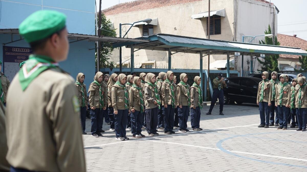 SMP UMP Resmi Buka Penerimaan Tamu Hizbul Wathan, Tema “Satu Qobilah, Sejuta Cerita” Curi Perhatian