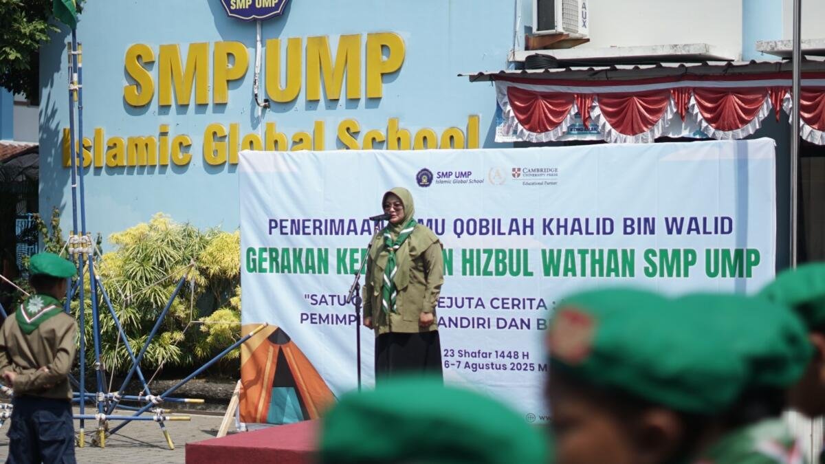 SMP UMP Resmi Buka Penerimaan Tamu Hizbul Wathan, Tema “Satu Qobilah, Sejuta Cerita” Curi Perhatian