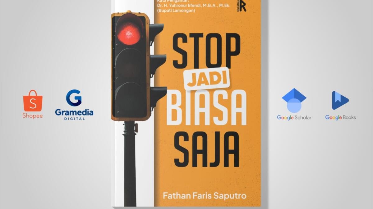 Stop Jadi Biasa Saja, Buku Terbaru Fathan Faris Saputro Ajak Pembaca Berani Bertumbuh