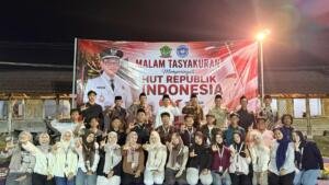 Tasyakuran HUT RI di Balun, Warga Lintas Agama Rayakan Kemerdekaan Bersama KKN 195 UMM