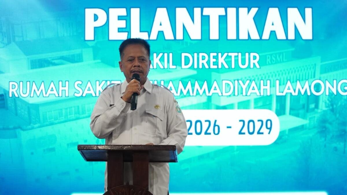 Tiga Wadir Baru RSM Lamongan Dilantik, PDM Tekankan Sinergi Regulasi, Akal Sehat, dan Hati