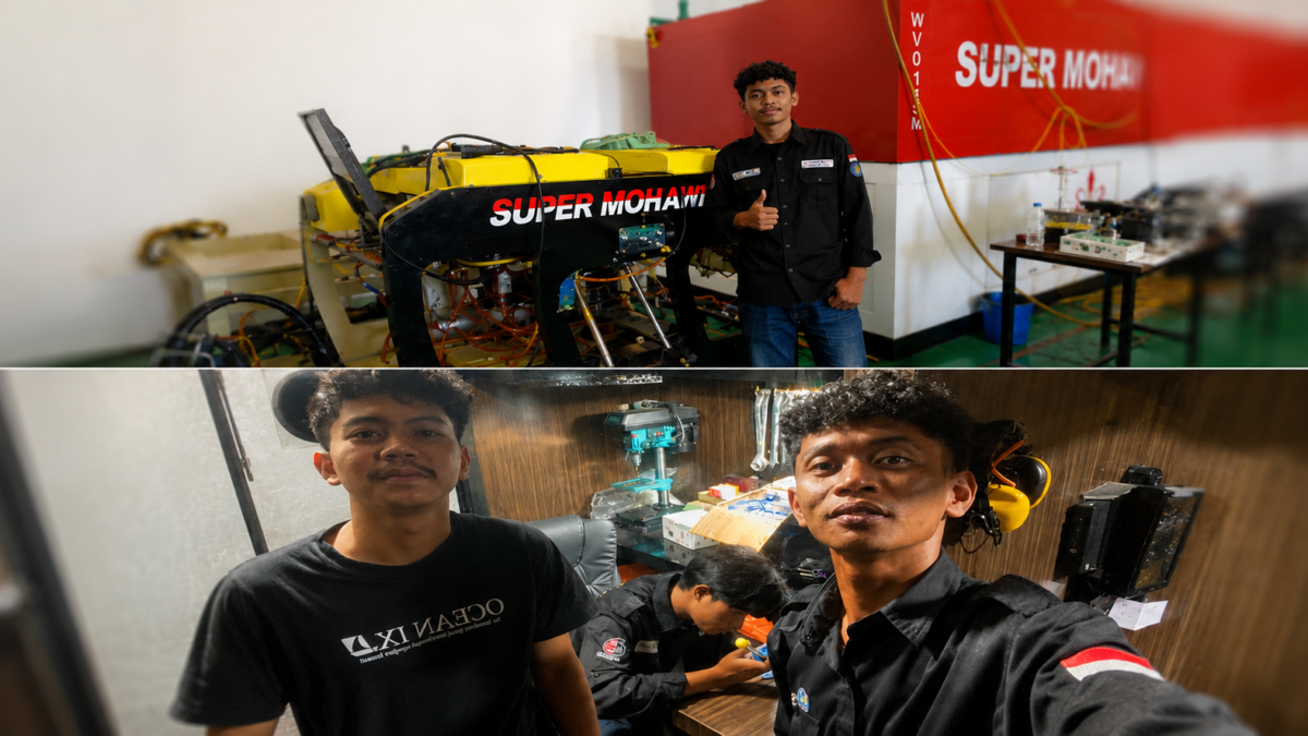 Tim Robot Bawah Air UMG Tembus Final Kontes Kapal Indonesia 2026