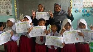 Tingkatkan Antusiasme Belajar, Mahasiswa KKN Terapkan Media Interaktif di Kelas
