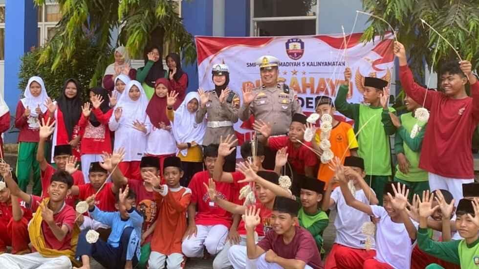 Tingkatkan Kedisiplinan Murid, SMP Muhammadiyah 5 Kalinyamatan Jalin Sinergi dengan Kepolisian
