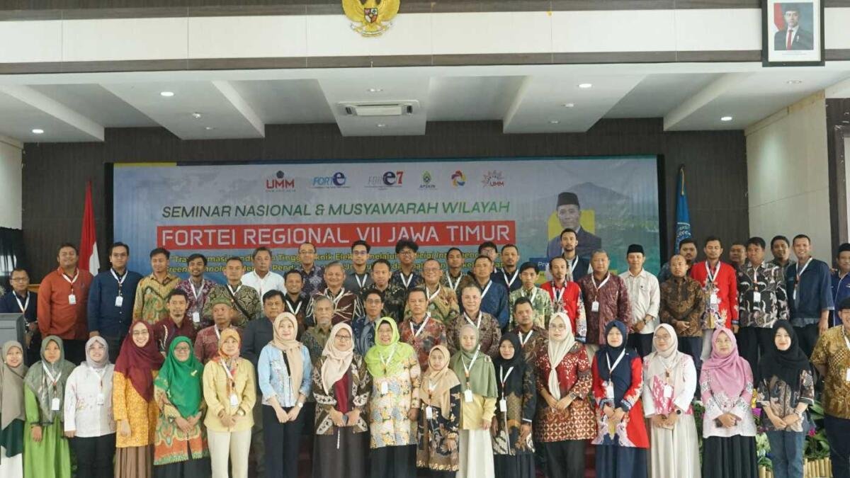 Seminar FORTEI Jatim di UMM Bahas AI, Green Technology, dan SDM