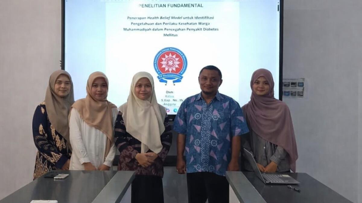 Tim Riset UMLA Gelar Skrining Kesehatan Berbasis Health Belief Model, Cegah Diabetes Melitus pada Warga Muhammadiyah