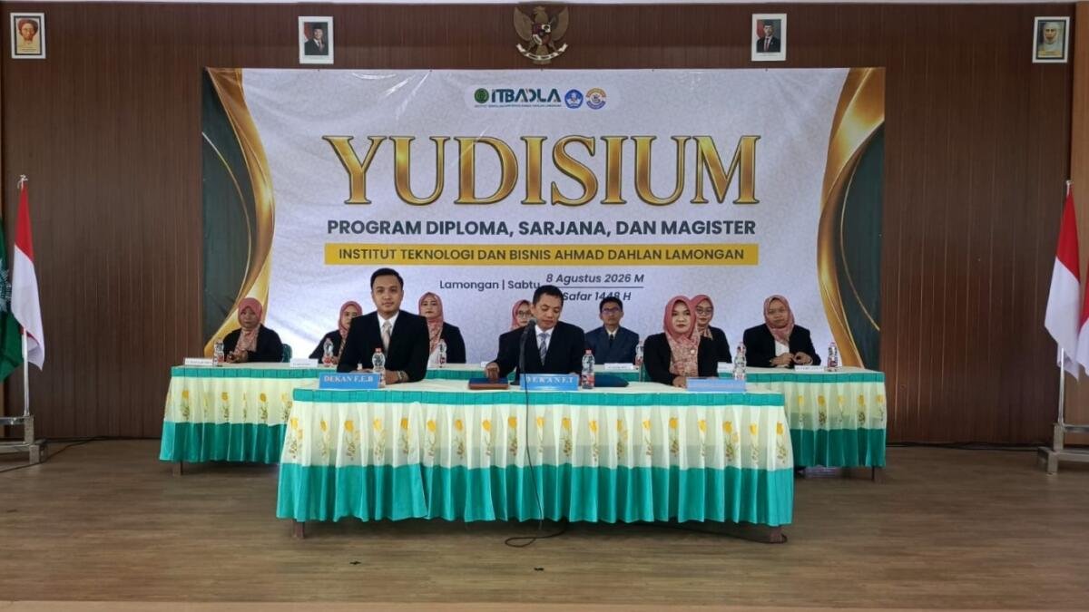 Yudisium ITBADLA 2026 Kukuhkan Lulusan Diploma, Sarjana, dan Magister