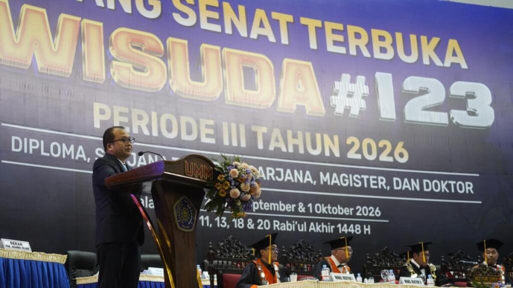AI Tak Bisa Gantikan Empati, Komisaris KAI Bekali Lulusan UMM Hadapi Disrupsi Teknologi