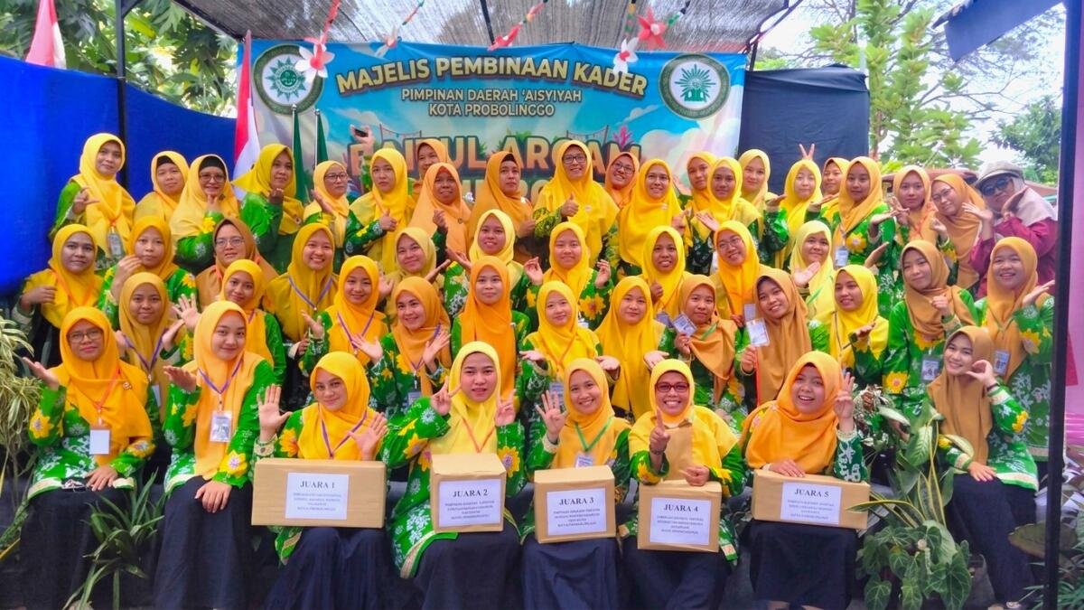 Baitul Arqam Camp MPK PDA Kota Probolinggo Ditutup, Lima Kelompok Jadi Terbaik