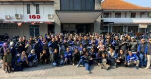 BikersMu Chapter Kulon Progo Dikukuhkan di Lereng Sumbing, 150 Bikers Ikuti Touring Perdana