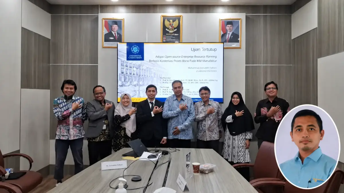 Dosen TI UMG Tuntaskan Studi Doktoral di UGM