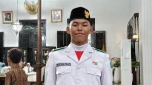 Erlangga, Siswa Smamuga yang Menembus Ketatnya Seleksi Paskibraka Sidoarjo 2026
