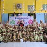 Fun Cooking KB TK Aisyiyah Paiton, 206 Anak Belajar Membuat Burger
