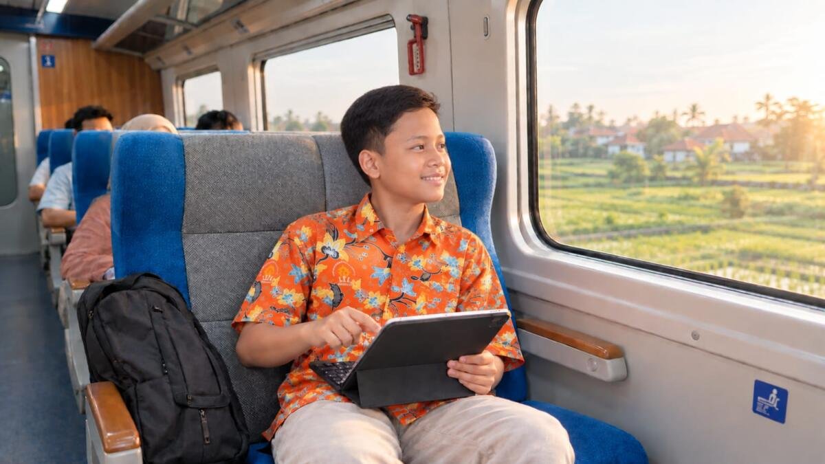Gerbong Kereta Jadi Saksi Perjuangan Rifaldi Menuntut Ilmu di Smamita