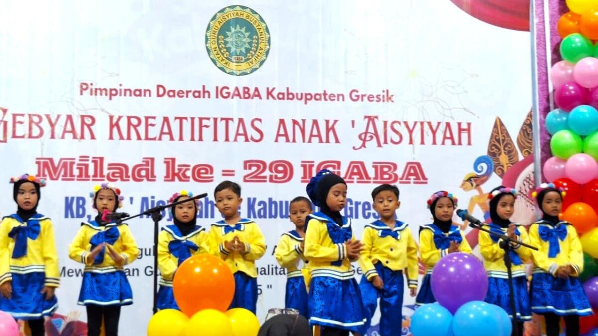 Intip Kisah di Balik Penampilan Gerak dan Lagu TK Aisyiyah 1 Gresik