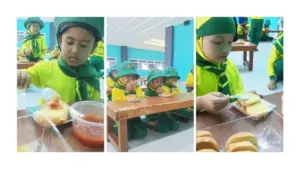 Naik Kereta Kelinci, Senam, lalu Bikin Burger: Keseruan TK Aisyiyah Sambiroto di SD Mumtaz