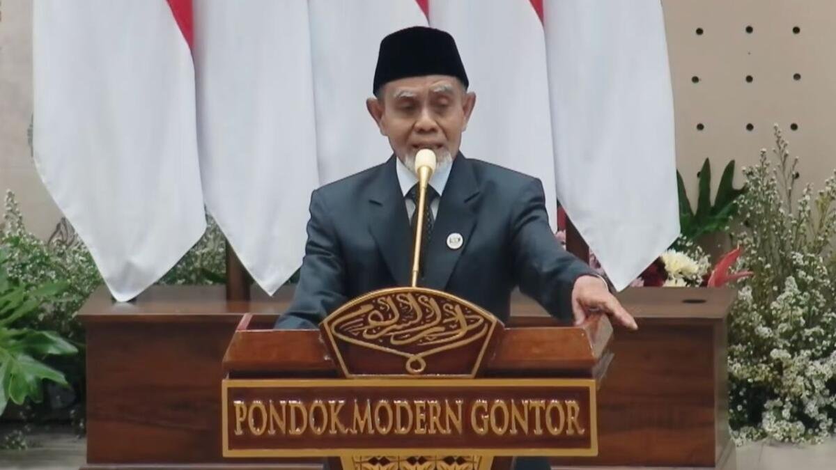 KH Hasan Gontor dan Pidato Ulama Fenomenal