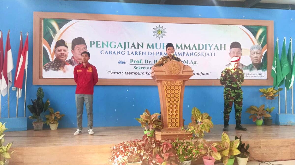 Pengajian Muhammadiyah Laren Hadirkan Prof Biyanto, Tegaskan Lima Ajaran Islam Berkemajuan