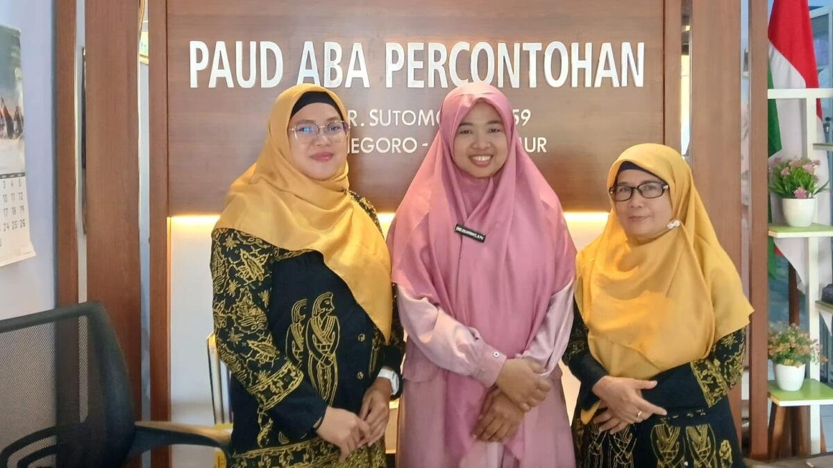 Asistensi Guru Mengajar TK At-Taqwa Bojonegoro di PAUD ABA Percontohan