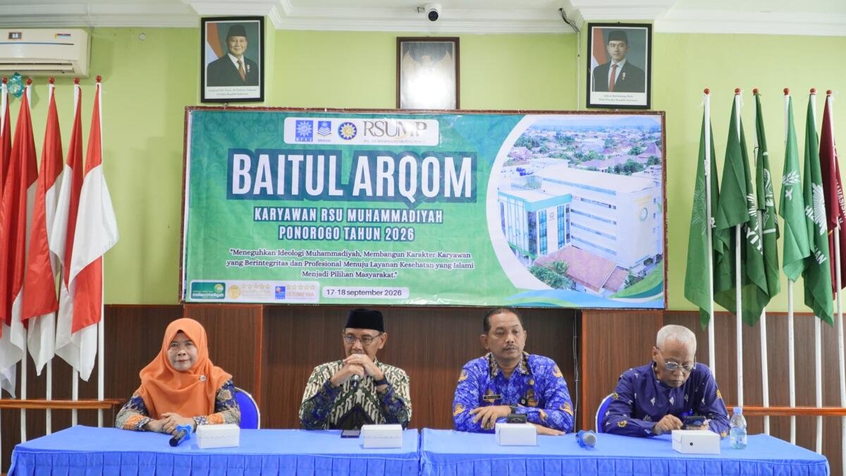 Tegakkan Ideologi Muhammadiyah, RSUM Ponorogo Gelar Baitul Arqom bagi Karyawan