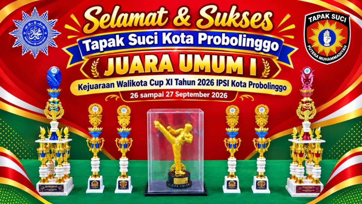 Tapak Suci Kembali Raih Juara Umum I Wali Kota Cup XI 2026