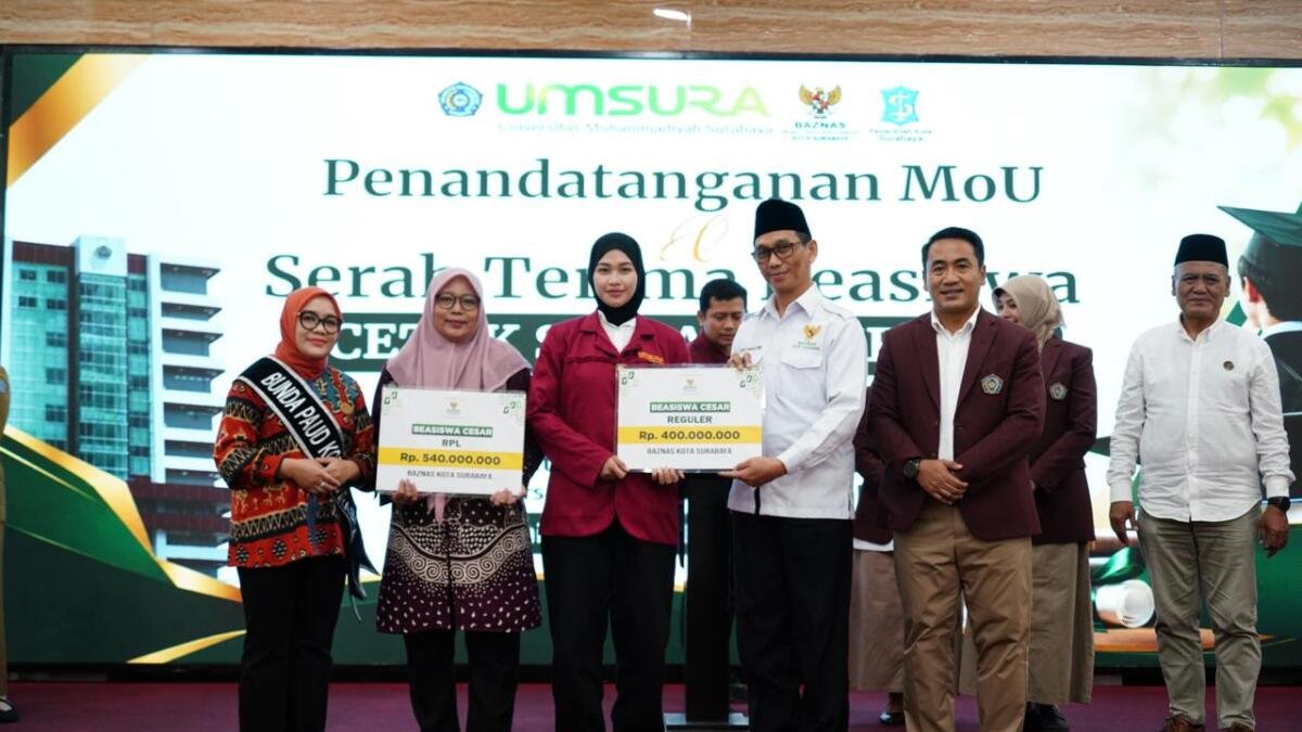Umsura-Baznas Buka Akses Kuliah bagi 74 Mahasiswa lewat Beasiswa Cesar
