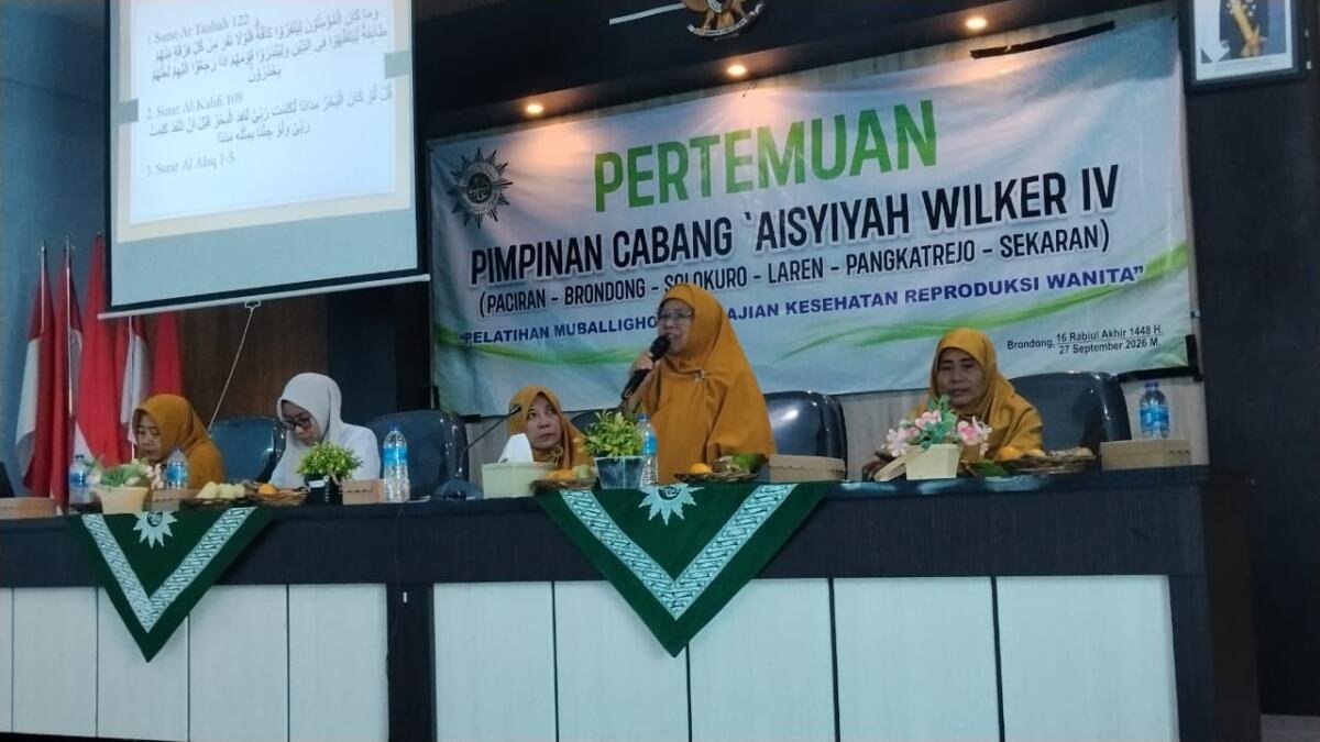 Wilker IV Aisyiyah Lamongan Perkuat Kader Dakwah melalui Pelatihan Muballighot