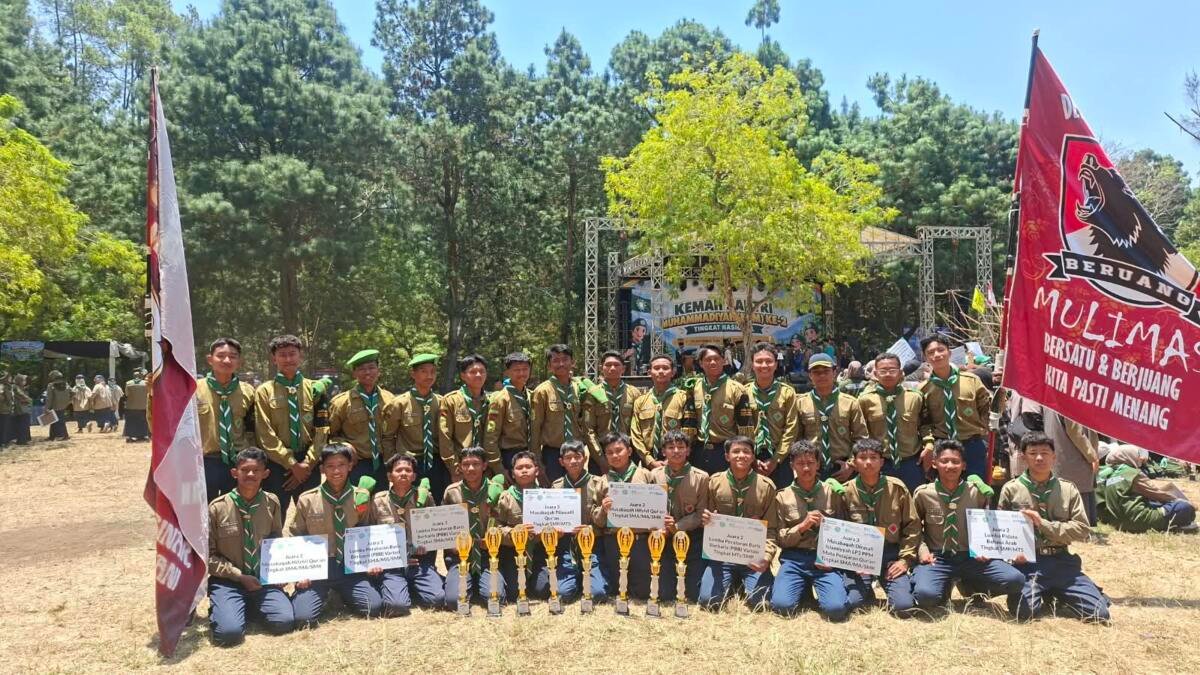 Pondok Al Mizan Lamongan Borong Piala KSMN II, Perjuangan Santri Berbuah Prestasi
