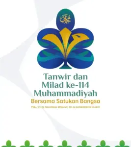 Daun Kelor dan Angka 114 dalam Logo Milad Muhammadiyah