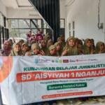 Kenalkan Dunia Jurnalistik Sejak Dini, SD Aisyiyah 1 Nganjuk Gelar Kunjungan Belajar