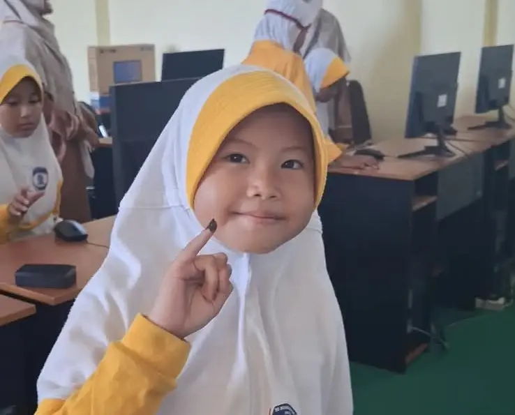 Belajar Demokrasi dari Sekolah, Siswa SD Mutu Paiton Pilih Ketua IPM Kids