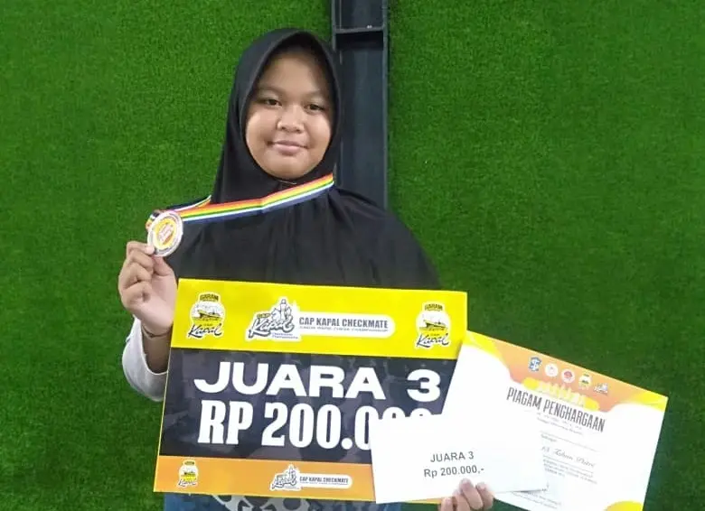 Murid MTs Muga Sumberrejo Juara Cap Kapal Checkmate Junior Rapid Chess Championship 2026