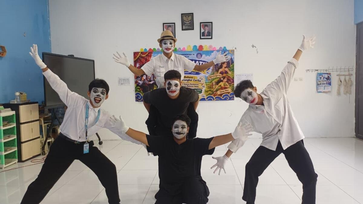 STS Seni di Spemia, Siswa Kelas IX Spemia Tunjukkan Bakat Melalui Pantonim