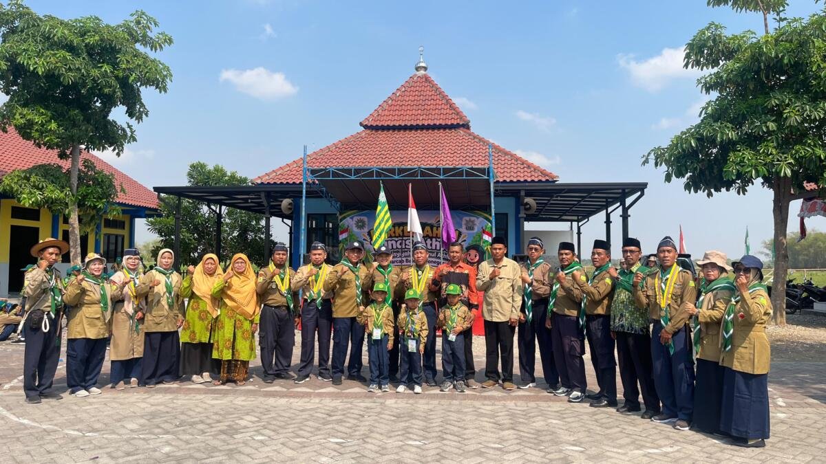 Penuh Keceriaan, Tunas Athfal HW Balen Belajar Kepanduan di Bumi Perkemahan