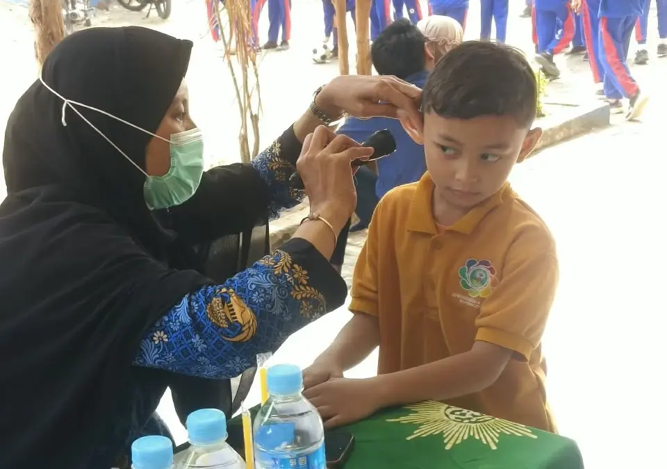 SD Muhammadiyah 4 Zamzam Gandeng Puskesmas Sukodono, CKG Ikhtiar Dukung Belajar Siswa