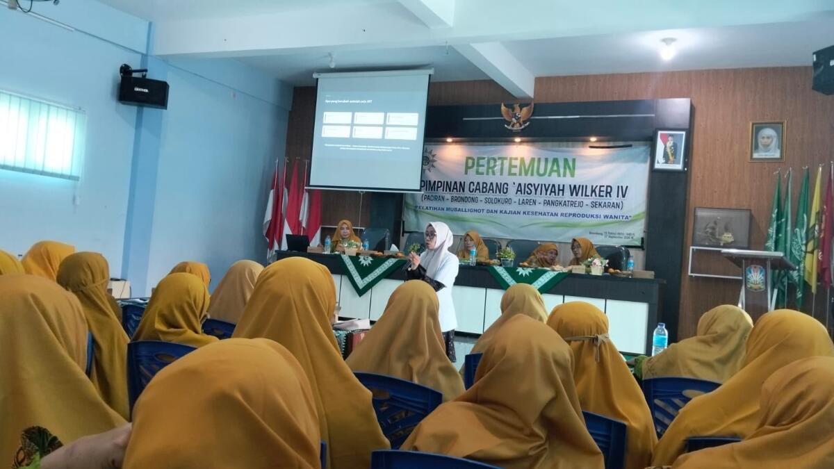 Aisyiyah Wilker IV Bekali Kader Ilmu Kesehatan Reproduksi, Perempuan Sehat Dakwah Makin Kuat
