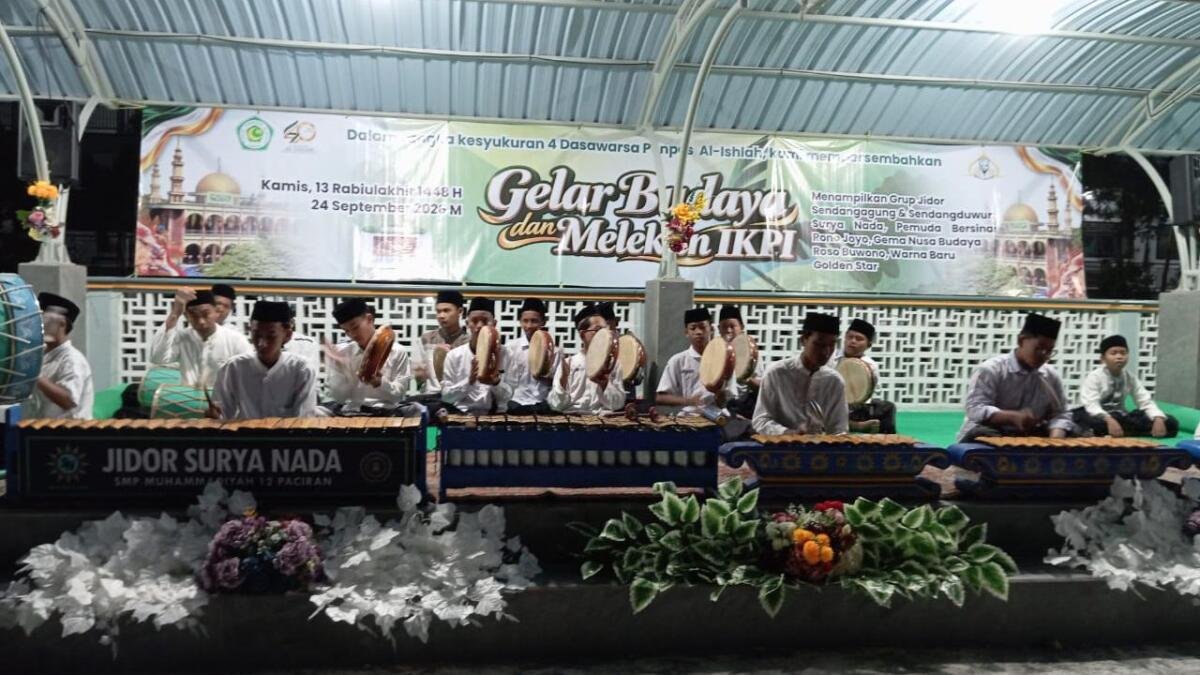 Jidor Surya Nada PR IPM Sendangagung Buka Gelar Budaya Al-Ishlah, Kolaborasi Jidor dan Gamelan Curi Perhatian