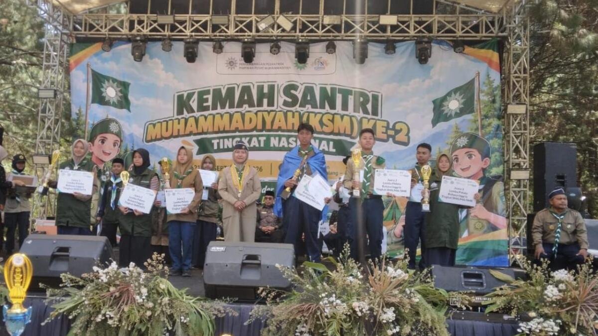 Kwarwil HW Jatim Hadir dan Apresiasi Antusiasme Santri di Kemah Santri Muhammadiyah Nasional