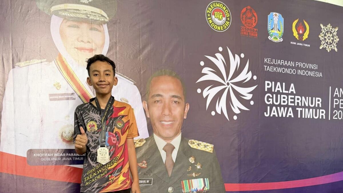 Lima Atlet Taekwondo SD Almadany Berhasil Gondol Medali Kejurprov Piala Gubernur Jawa Timur