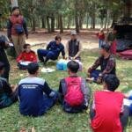 Tiba di Coban Rondo, Kontingen Sulsel Bahu-Membahu Siapkan Perkemahan KSM Nasional 