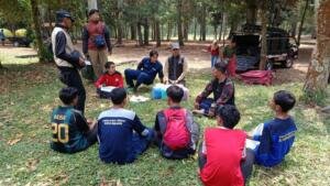 Tiba di Coban Rondo, Kontingen Sulsel Bahu-Membahu Siapkan Perkemahan KSM Nasional 