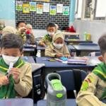 Mugeb Primary School Bentengi Warga Sekolah lewat Masker