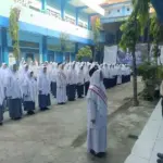 Apel Senin MA Muhammadiyah 9 Mizan Lamongan, Hadir Polres Lamongan Sampaikan Pesan Bijak Bermedia Sosial