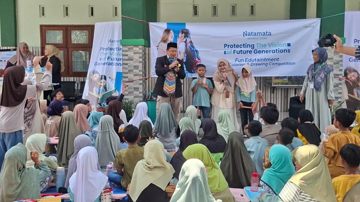 Natamata Goes to School Hadir di SD Almadany