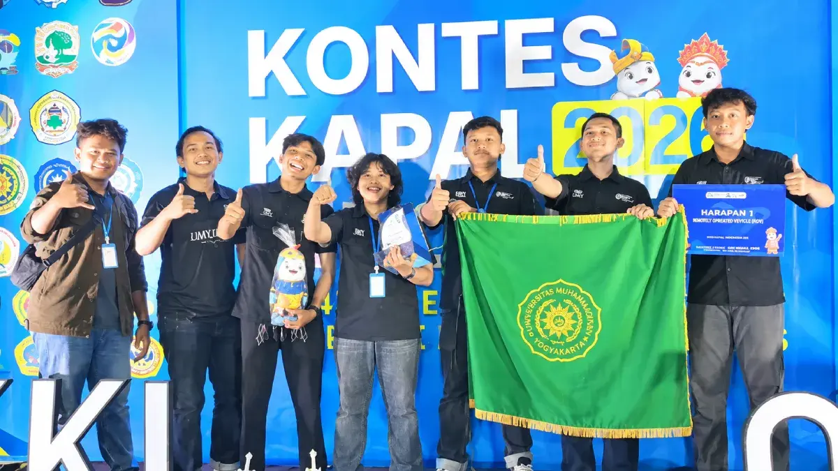 Tiga Tim UMY Bawa Inovasi Kapal dan Robot Bawah Air di KKI 2026