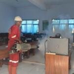 Langkah Preventif Melindungi Generasi Bangsa: Puskesmas Sananwetan Lakukan Pengasapan di SMP Muhammadiyah 1 Blitar
