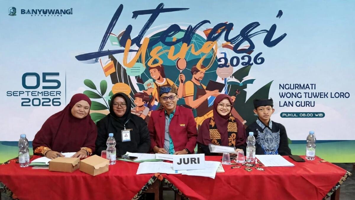 Jadi Juri Festival Literasi Using 2026, Mahasiswa Pascasarjana UMM Dorong Generasi Muda Lestarikan Bahasa Daerah