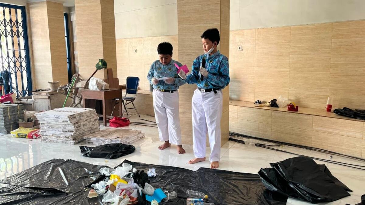 Siswa Kelas 6 SDM 18 Surabaya: Zero Waste Warriors ala Pandawara