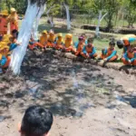 KTS SD Musix Ajak Siswa Kelas 1–2 Mengenal Satwa dan Edukasi Bercocok Tanam Padi di Alas Prambon