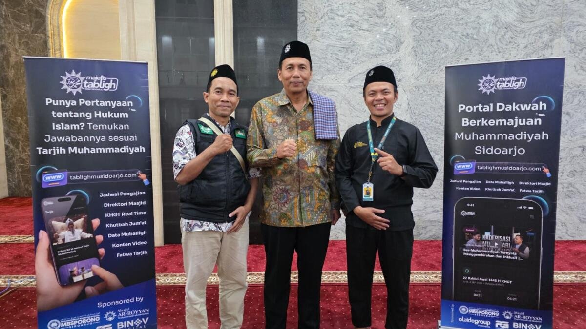 Launching TablighMu Sidoarjo, PDM Perkuat Dakwah Virtual melalui Portal Digital